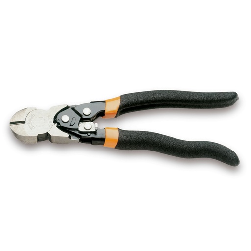 Beta | 1095N | Hefboomzijkniptang met gebruneerd snijgedeelte en PVC-handgreep | 010950010