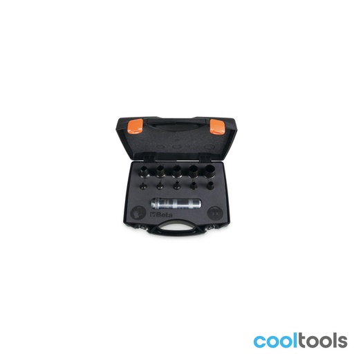 Beta | 1105/C10T | 10-delig assortiment holpijpen 3 tot 20 mm met 1 toebehoren | 011050250