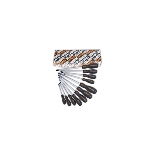 Beta | 1243/S11 | Set van 11 schroevendraaiers met stalen kop | 012430021