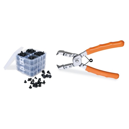 Beta | 1478/K3 | Pintangenset met assortiment kunststof clips