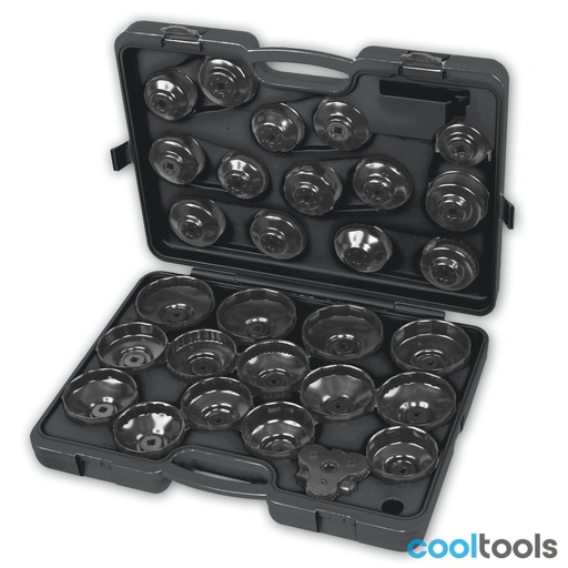 Beta | 1493/C30 | Set oliefilter-dopsleutels, 28-delig | 014930000