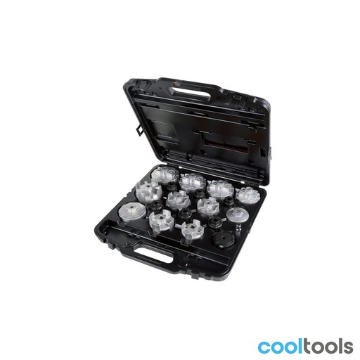 Beta | 1493/C19 | Set oliefilterdoppen, 18-delig, voor Aziatische auto's | 014930019