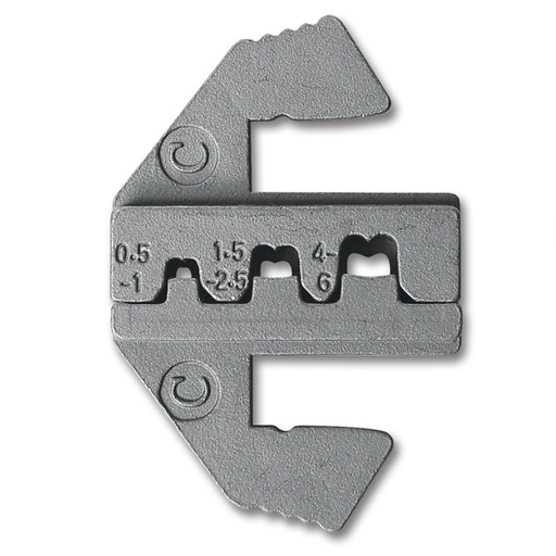 Beta | 1609I/C6-A | Matrijzenset voor niet-geïsoleerde aansluitingen, 0,5-6 mm² | 016090303