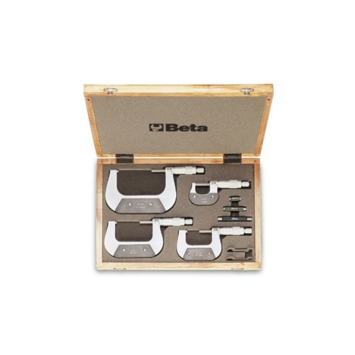 Beta | 1658/C4 | Set buitenmicrometers, 4-delig | 016580001
