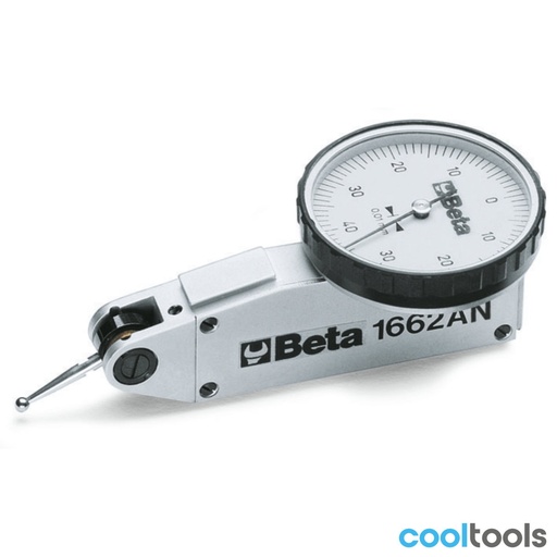 Beta | 1662AN | Instelbare meetklok met taster, uitlezing tot 0,01 mm | 016620200