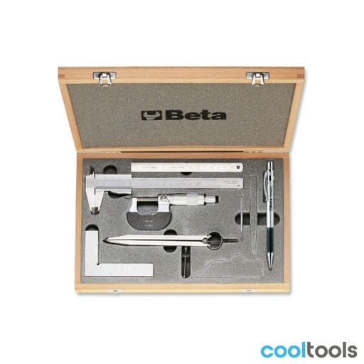 Beta | 1685/C7 | Set meet- en aftekengereedschap, 7-delig | 016850110