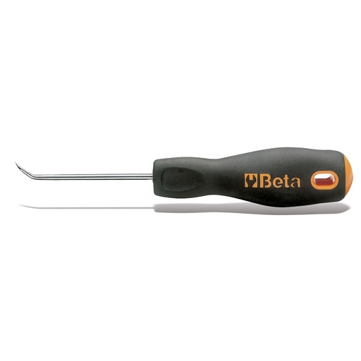 Beta | 1687AC | Monteurs precisiehaak met kort 45 graden gebogen uiteinde en handgreep | 016870125