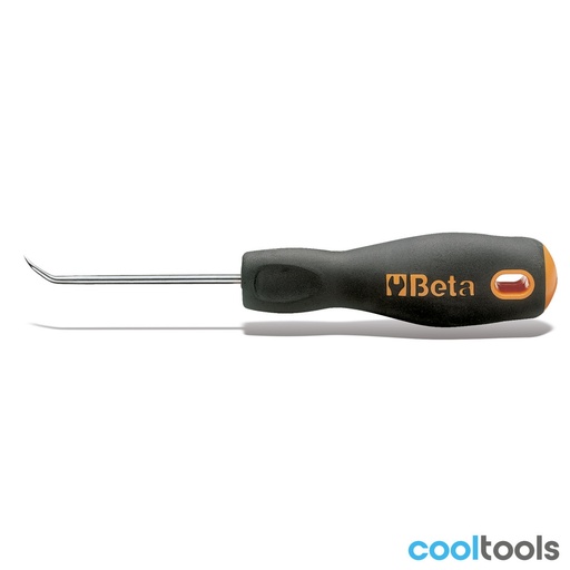 Beta | 1687AC | Monteurs precisiehaak met kort 45 graden gebogen uiteinde en handgreep | 016870125