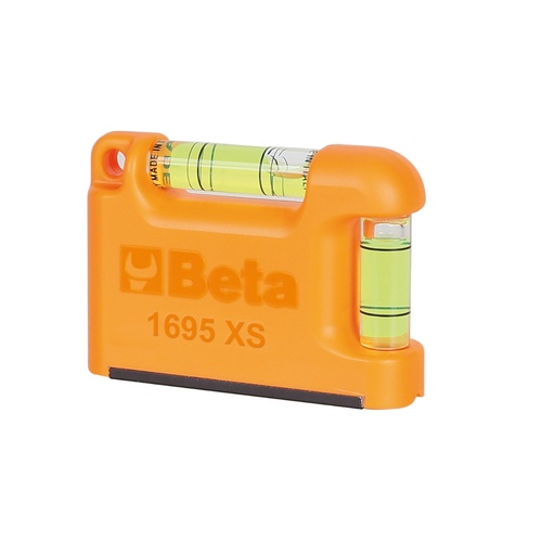 Beta | 1695XS | Zakwaterpas, magnetische V-vormige aluminium behuizing, 2 libellen | 016950250