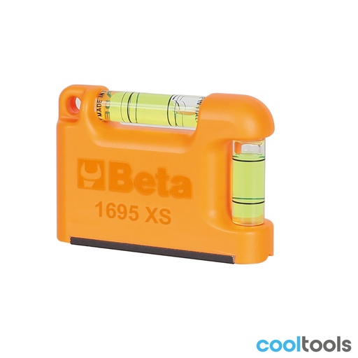 Beta | 1695XS | Zakwaterpas, magnetische V-vormige aluminium behuizing, 2 libellen | 016950250