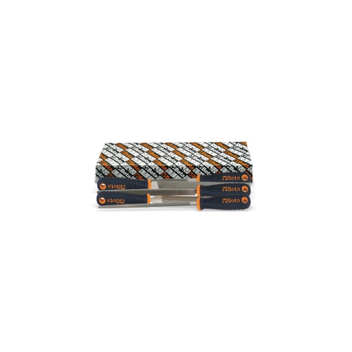 Beta | 1719BMA10/S5 | 5-delige set halfzoete vijlen, 10 inch, met kunststof handgreep | 017190080