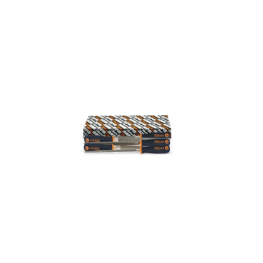 Beta | 1719BMD6/S5 | 5-delige set basterd vijlen, 6 inch, met kunststof handgreep | 017190200