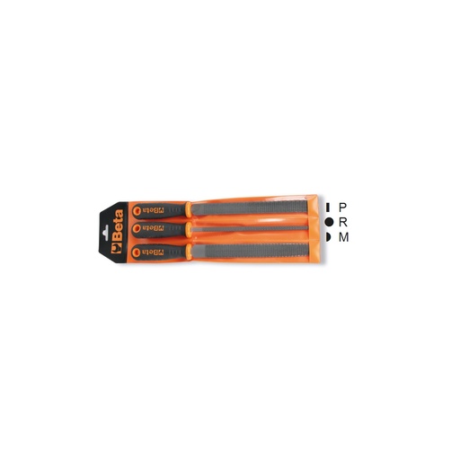 Beta | 1719BMR/B3 | Set van 3 raspen met handvat in etui | 017190358