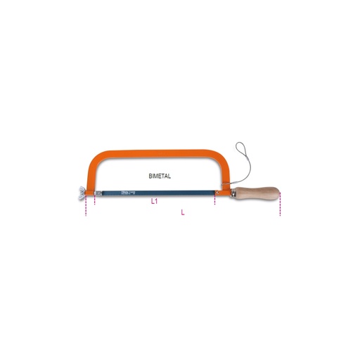 Beta | 1727HS | Zaagbeugel zware uitvoering, H-SAFE | 017274001