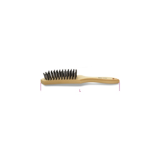 Beta | 1737AC | Staalborstel, 5 rijen, draad 0,3 mm | 017370020