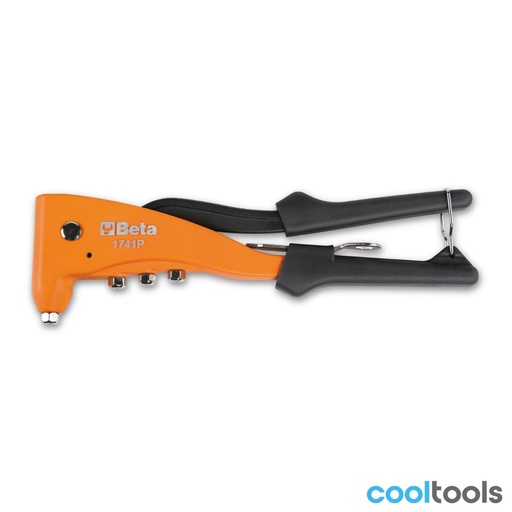 Beta | 1741P | Heavy-duty blindklinktang met 4 verschillende mondstukken | 017410303