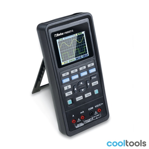 Beta | 1760DGT/2 | Digitale automotive multimeter, draagbaar, met een 2-kanaals oscilloscoop en golfvorm generator