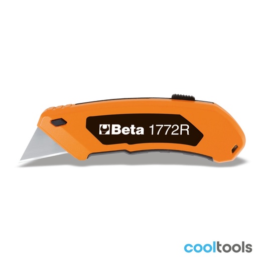Beta | 1772R | Universeel mes met uitschuifbaar lemmet en 5 extra messen | 017720006