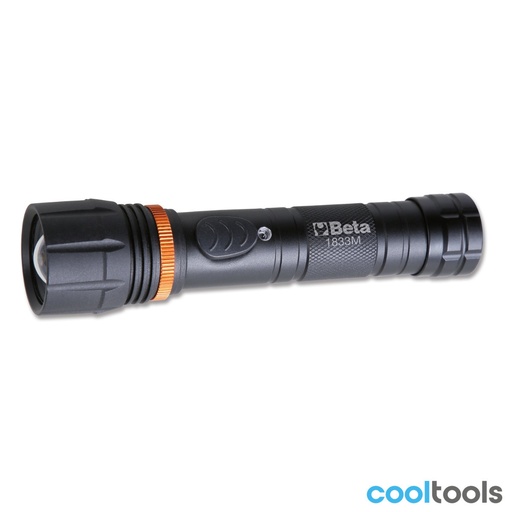 Beta | 1833M | LED-zaklamp geanodiseerd aluminium, tot 700 lumen