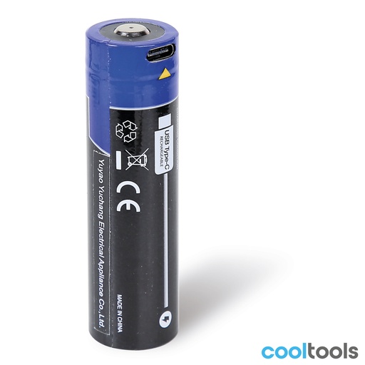 Beta | 1838E-BT | Oplaadbare batterij met USB-C voor motorkaplamp 1838E