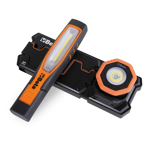 Beta | 1839W/P2 | Set draadloze lampen 1838SW en 1838POCKET met oplaadstation 1839BRW