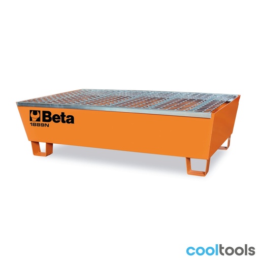 Beta | 1889N | Stalen lekbak en opslag voor twee 200-liter olievaten | 018890220