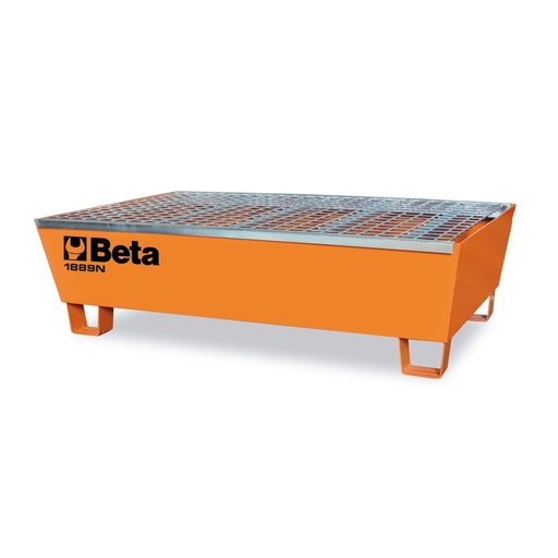 Beta | 1889N | Stalen lekbak en opslag voor twee 200-liter olievaten | 018890220