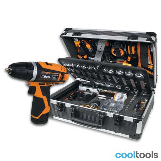 Beta | 2056E 12V/19P | Gereedschapskoffer 146-delig met 12V schroefmachine | 020566032