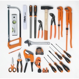 Gereedschapstas met 24-delig assortiment sanitairgereedschap