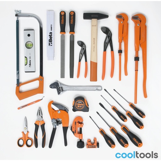 Beta | 2109MT ID/1 | Gereedschapstas met 24-delig assortiment sanitairgereedschap | 021091026