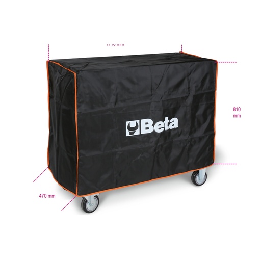 Beta | 2400-COVER/RSC24AXL | Nylon hoes voor gereedschapwagens C24SA-XL, C24SL en C24SL-CAB | 024000930