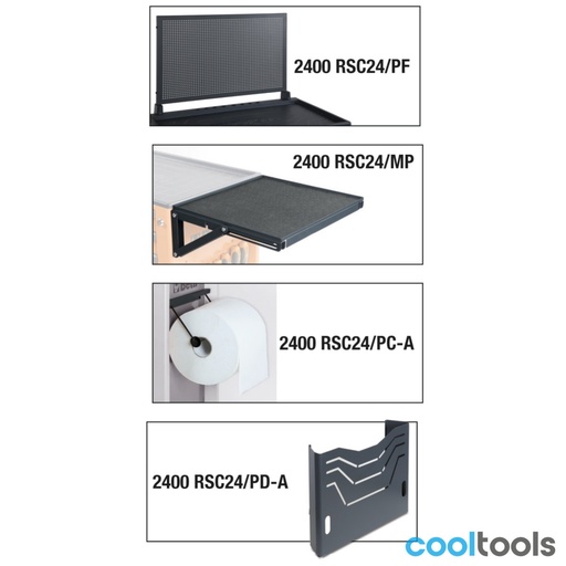 Beta | RSC24/KA4 | Set accessoires voor gereedschapswagens RSC24, RSC24A en RSC51 | 024004884