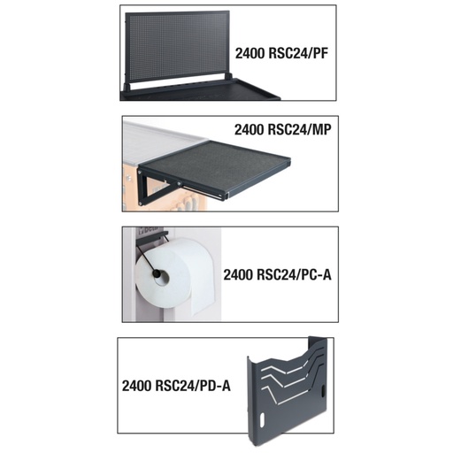 Beta | RSC24/KA4 | Set accessoires voor gereedschapswagens RSC24, RSC24A en RSC51 | 024004884
