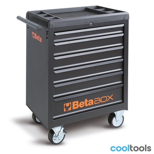 Beta | C04BOX-A VU | Gereedschapswagen met 6 laden en 196-delig assortiment | 024006301
