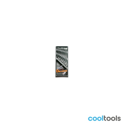 Beta | T24 | ABS-inlegbak met ring- en inbussleutels in inches | 024240024