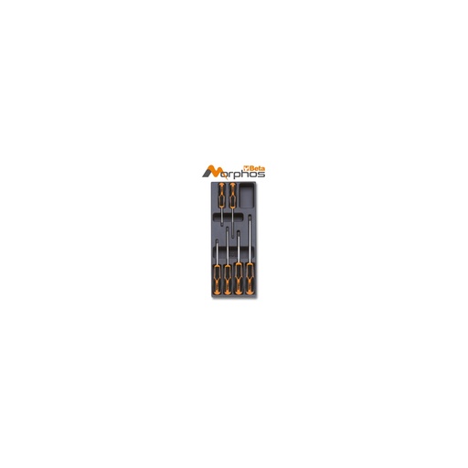 Beta | T187MH | ABS-inlegmodule met Morphos-schroevendraaiers voor Tamper Resistant Torx | 024240187