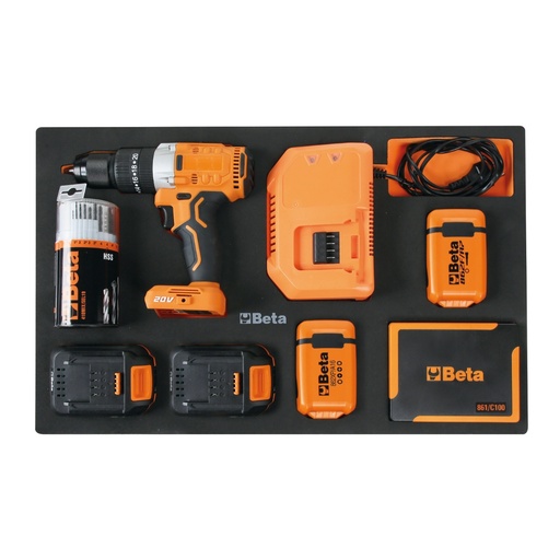 Beta | M320 | EVA-foam module met 20V klopboormachine en accessoires | 024500320