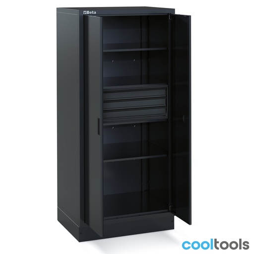 Beta | RSC50 | Plaatstalen kast met twee deuren en 3 laden | RSC50 2.0 A2/3C | 050001413