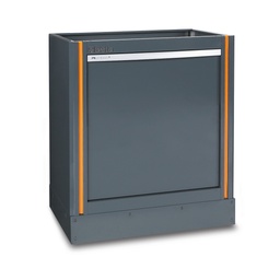 Vaste module met afvalbakken