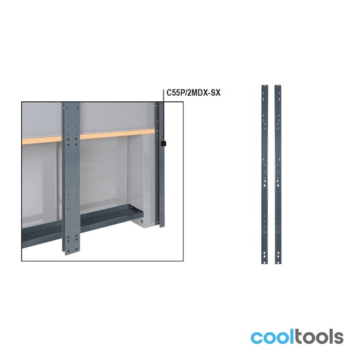 Beta | RSC55 | Steunpalen rechts/links, paar | C55P/2MDX-SX | 055000253