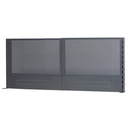 Set 2 geperforeerde gereedschapspanelen met frame 1,6 m, voor C58BC