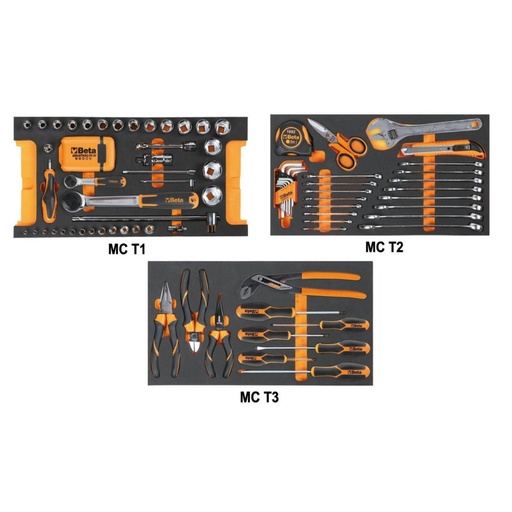Beta | 5914VU/M | Assortiment 109 gereedschappen voor koffer C14 in EVA-foam inlegbakken | 059140112