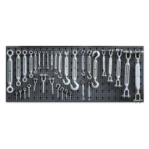 Beta | 8600+R/11 | Robur staalkabelassortiment, 374-delig, met haken zonder paneel | 086000011