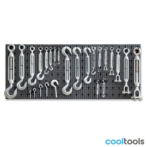 Beta | 8600+R/13 | Staalkabelassortiment, 230-delig, met haken zonder paneel | 086000013