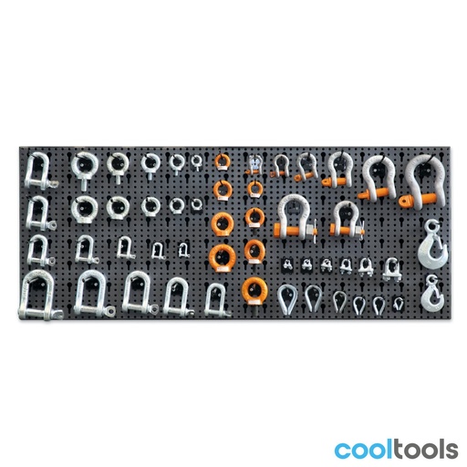Beta | 8600+R/114 | Staalkabelassortiment, 1.045-delig, met haken zonder paneel | 086000114