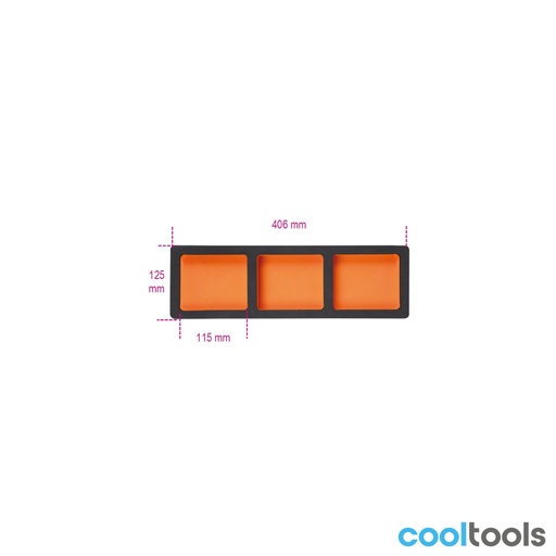 Beta | VPM7 | EVA-foam module met 3 opbergvakken voor C45PRO 2.0 | 088870356