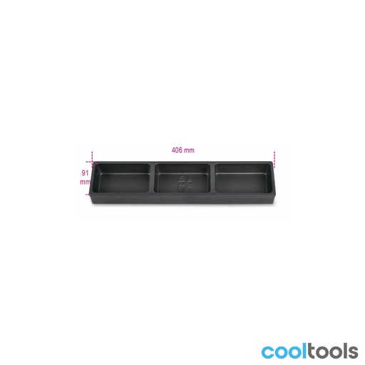 Beta | VP7-C | ABS-inlegbak met 3 vakken voor gereedschapswagens C45PRO 2.0 | 088880361