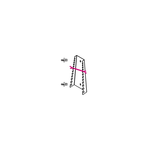 Beta | S55/12 | wandhouder voor 12 dubbele steeksleutels, plaatstaal | 088880421