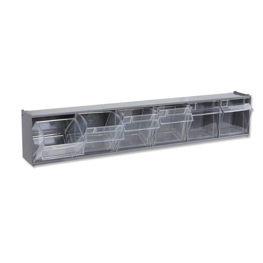 Beta | PM/6C | Magazijnbakjes 6-vaks, kunststof met wandhouder | 088880440