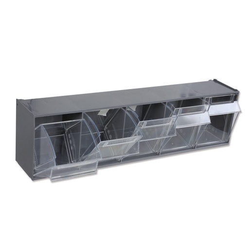 Beta | PM/5C | Magazijnbakjes 5-vaks, kunststof met wandhouder | 088880450